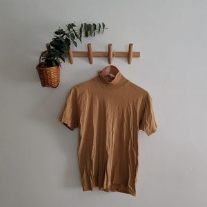 Vtg 1970s Mustard Top